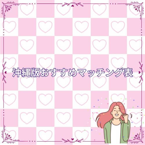 沖縄版おすすめマッチング表