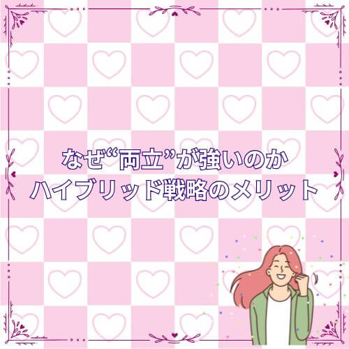 なぜ“両立”が強いのか｜ハイブリッド戦略のメリット